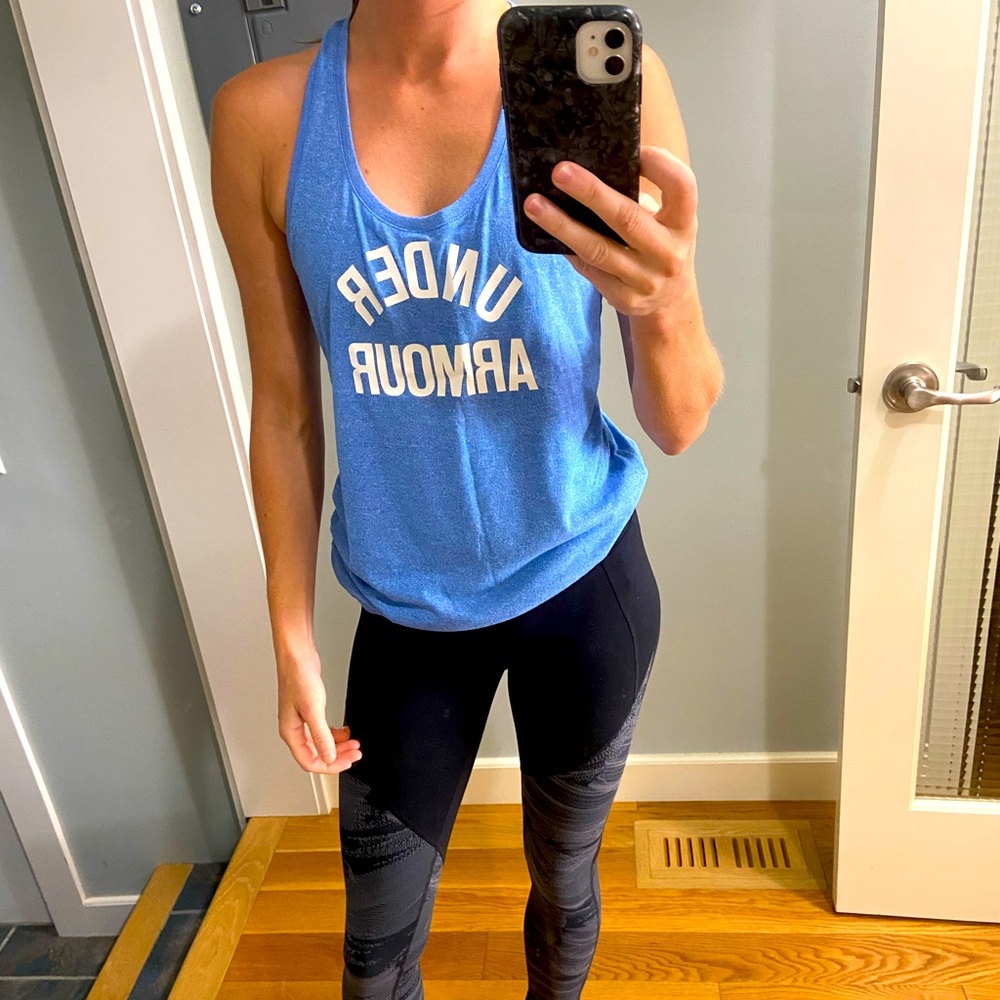 Small Under Armour work out tank top.
